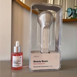 Red + Infrared LED device + serum